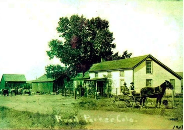 Twenty Mile House, Parker, Colorado — 1908